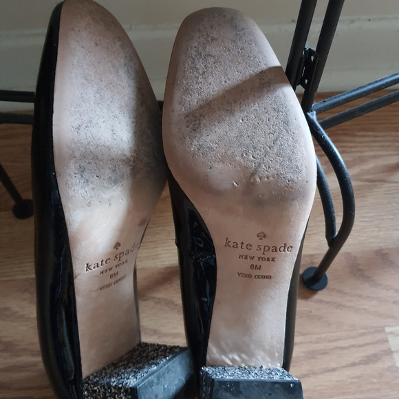 Kate Spade block glitter heels - Picture 9 of 9